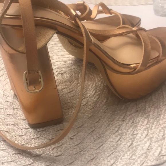 Free people copper platform shoe size 7 new 🌟🌟🌟 - Picture 2 of 4